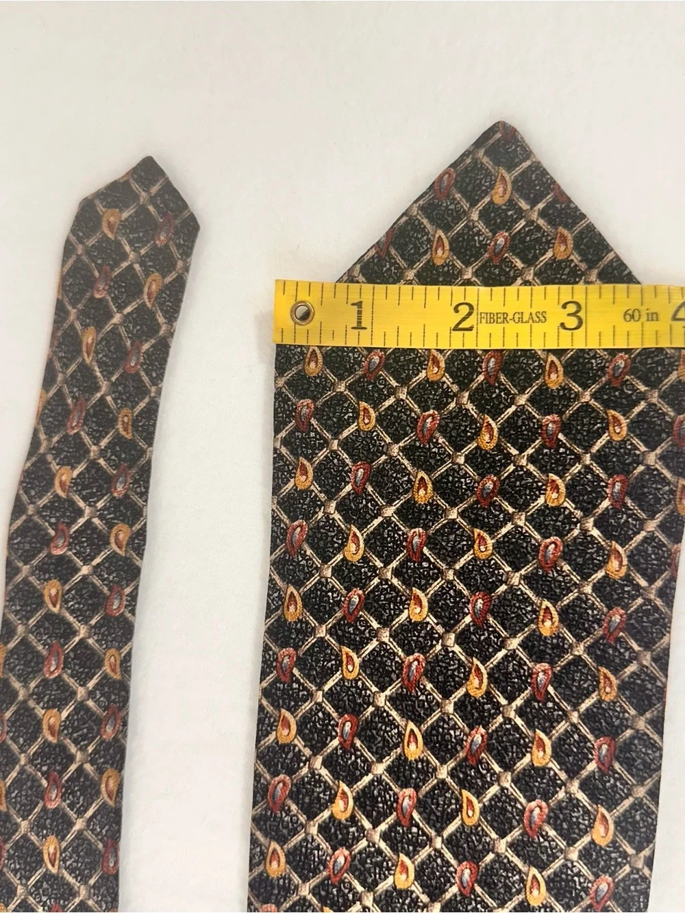 Bugatti Mens Tie Grey & Mauve Paisley Necktie Silk Office Party Wedding